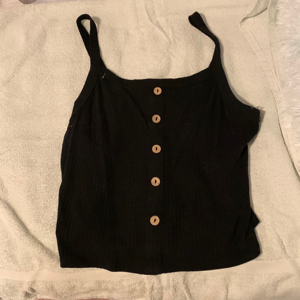 Women’s ribbed black top (3 for $10 DEAL)